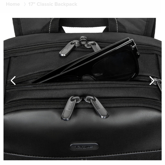 Tarsus 17" Classic Backpack with Padded Laptop Compartment NWT - Picture 6 of 12